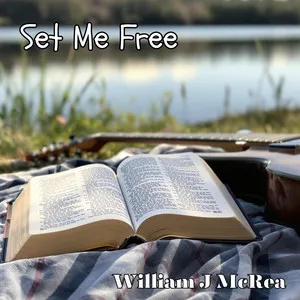 Set Me Free album artwork, an open Bible beside a guitar